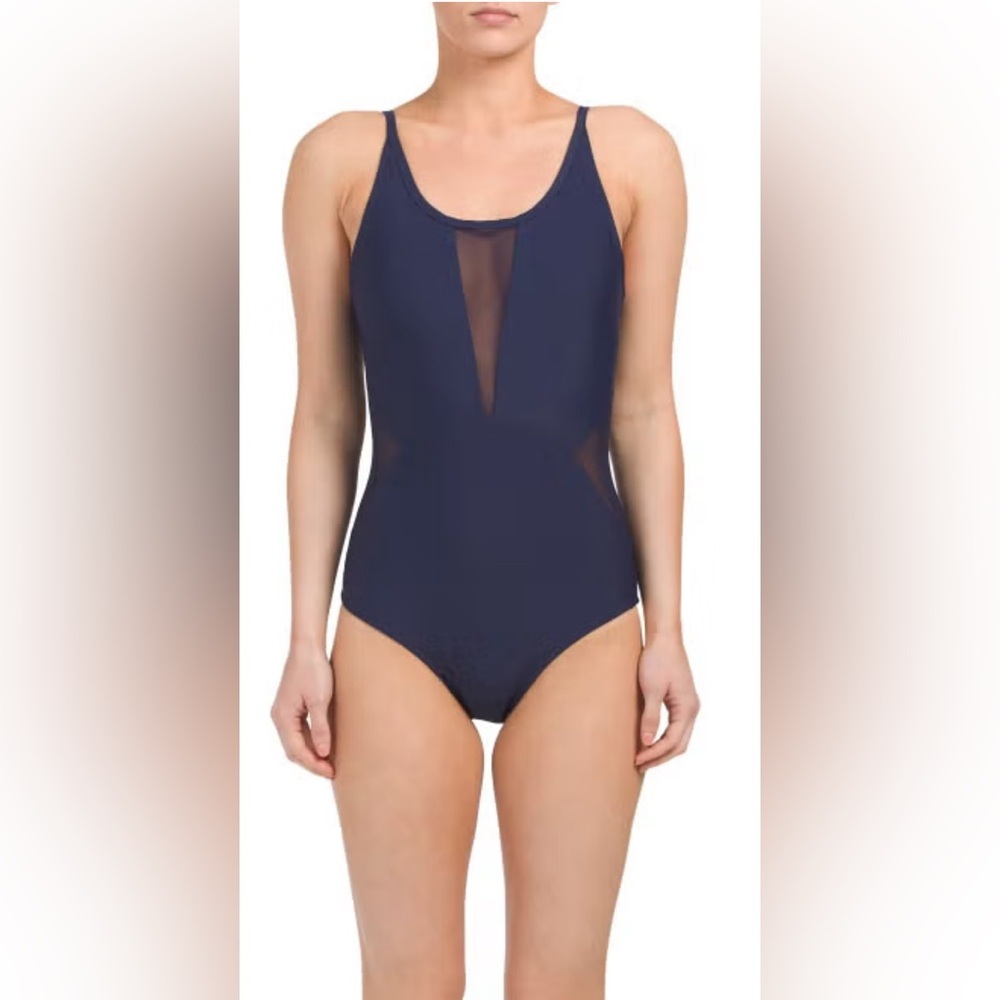 Shore shapes Elegant Navy One-Piece Swimsuit